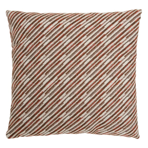Coussin Mosai carré 40x40cm terracotta