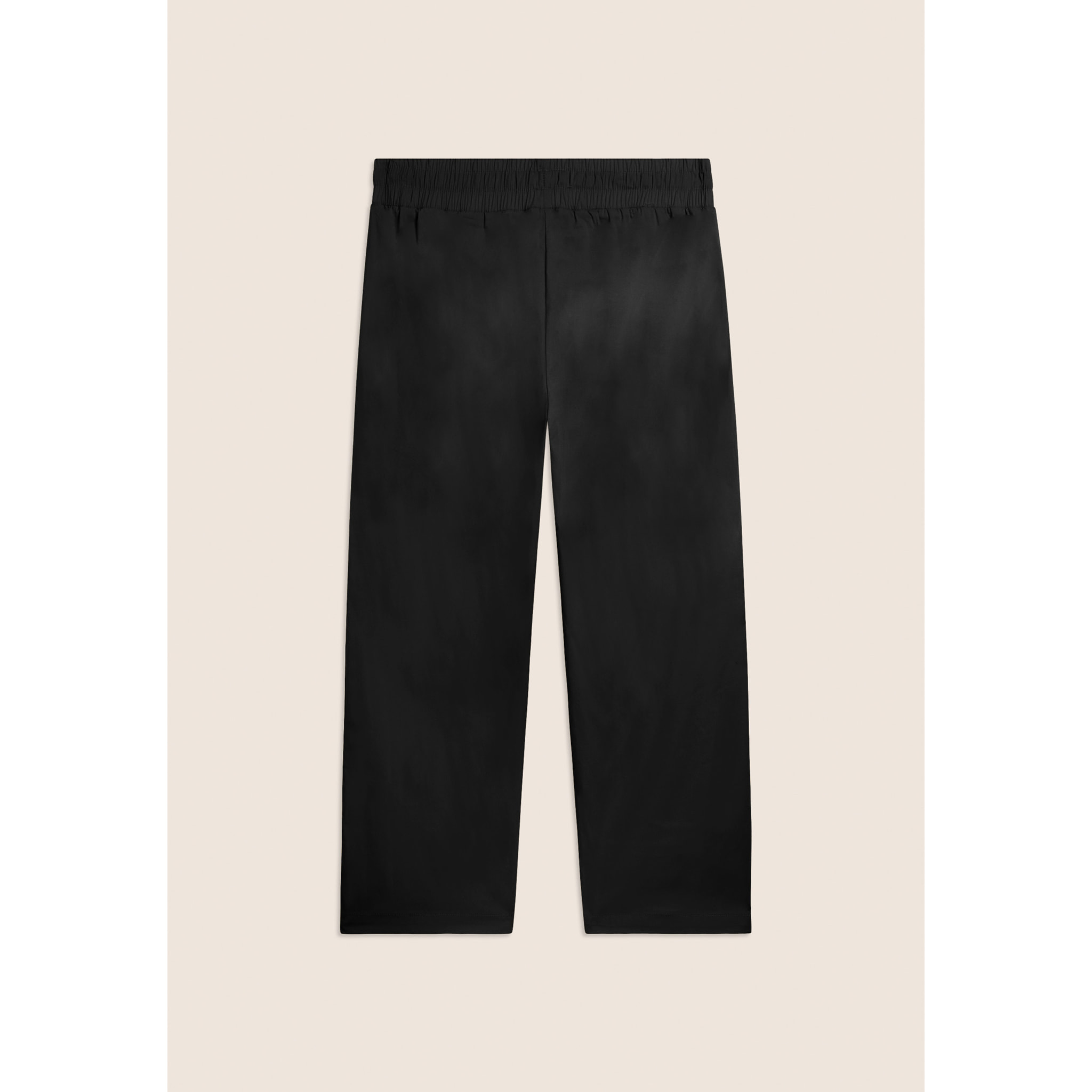 Pantaloni Cropped in Popeline elasticizzato