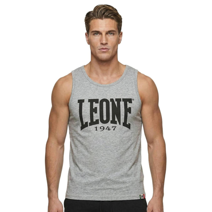 Camiseta sin mangas de Leone 1947 Apparel con un gran logo de boxeo. Estilo llamativo para entrenar.