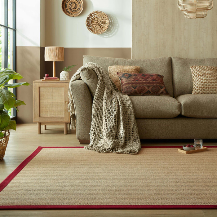 Tapis antiderapant en jute KIRA