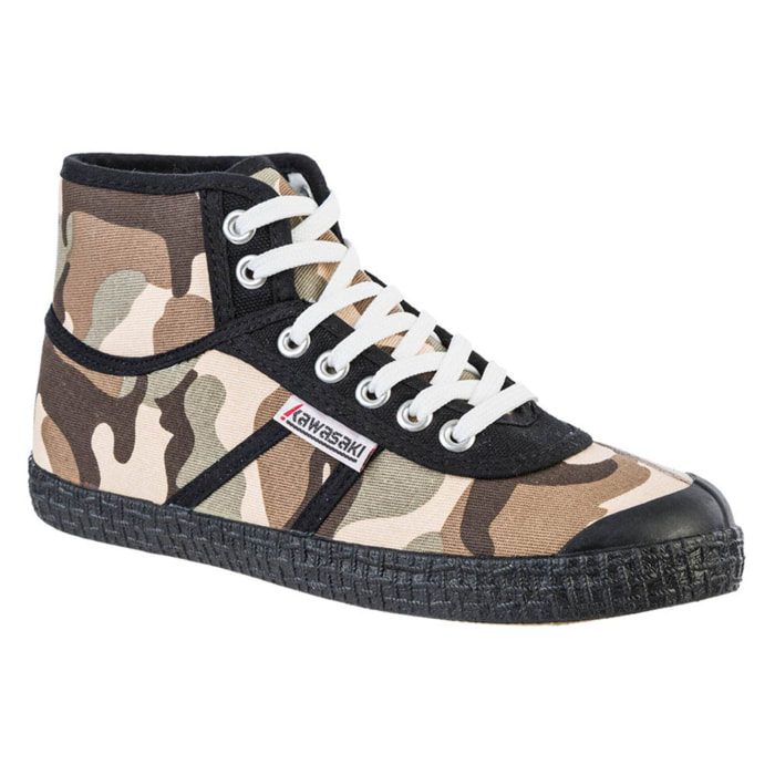 Zapatillas Sneaker para Mujer - KAWASAKI Camo Canvas Boot K202418 8885 Various Brown