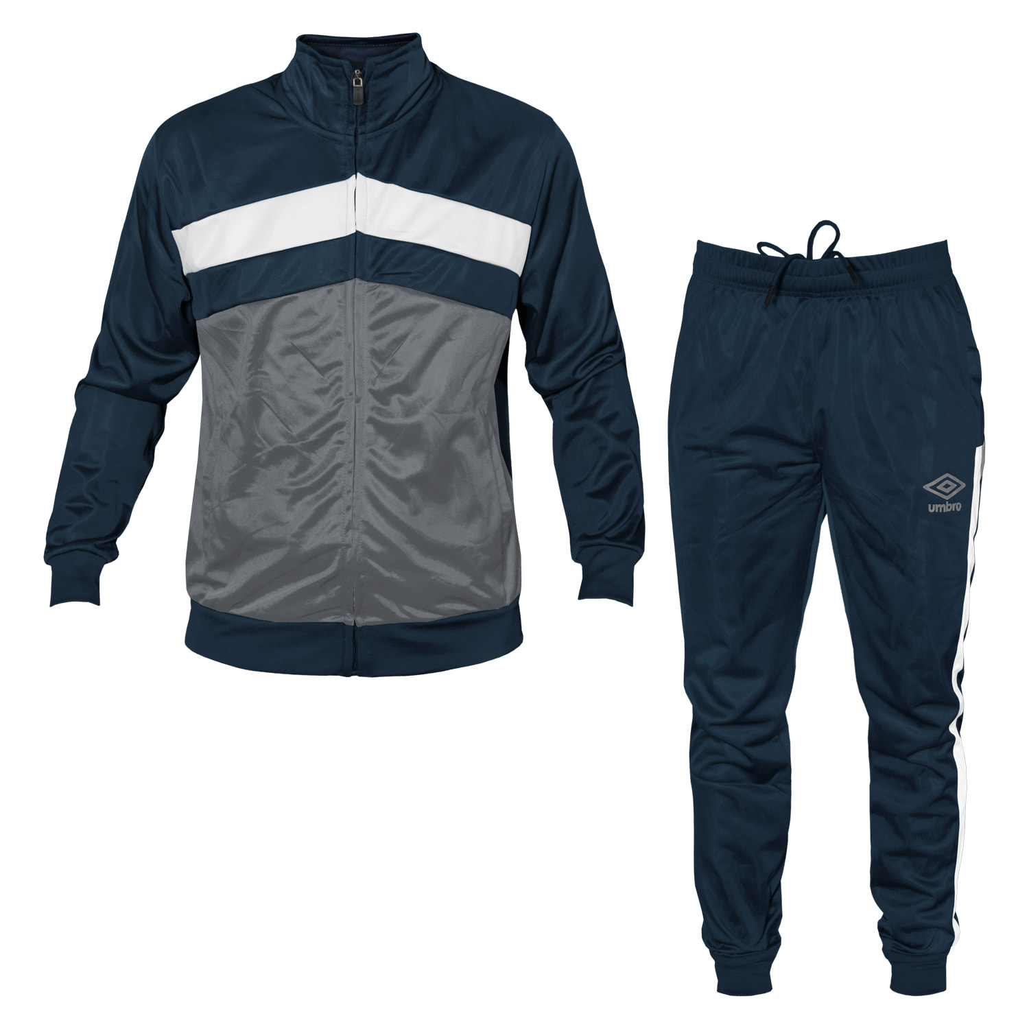 Tuta Uomo UMBRO Triacetato 2 Modelli Full Zip