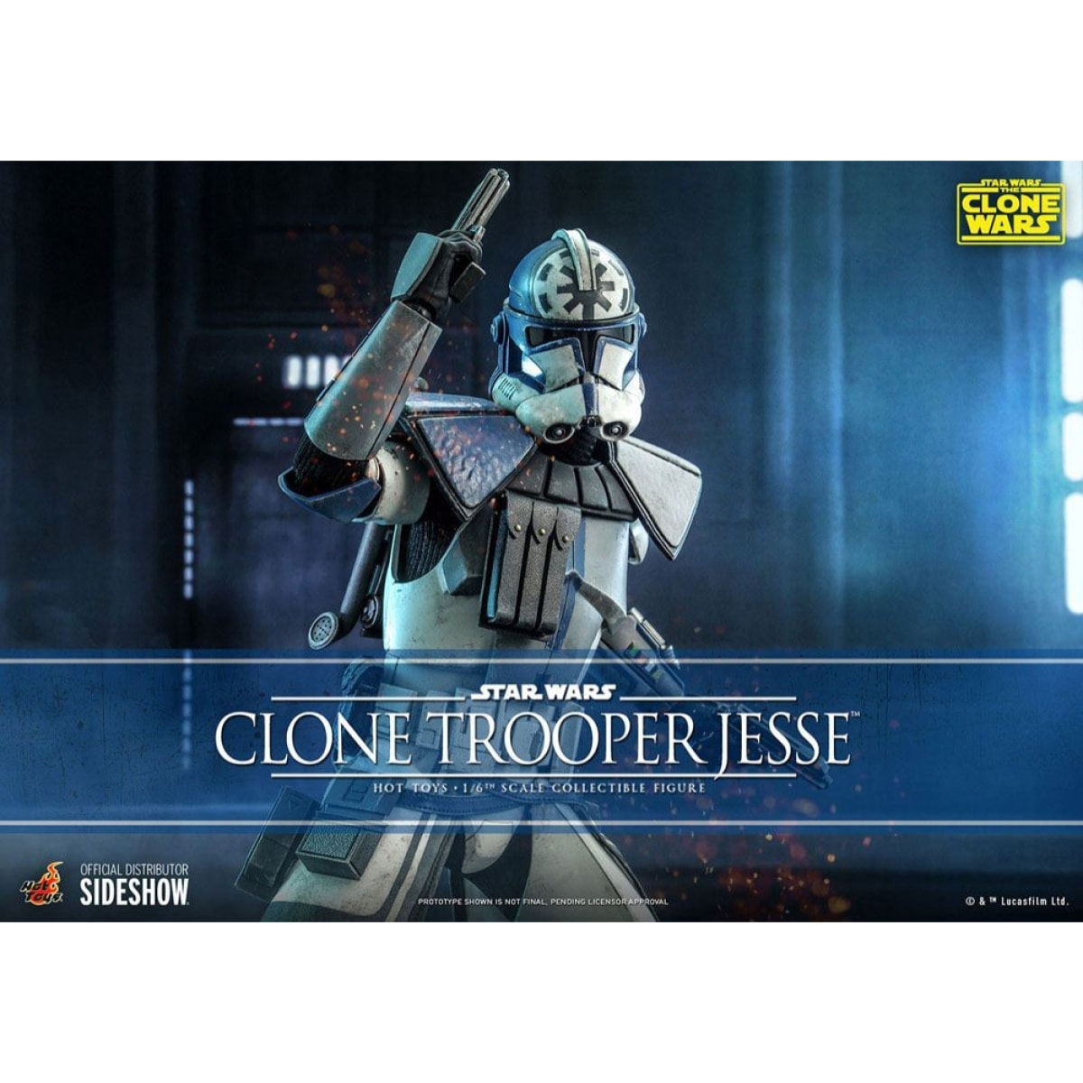 Star Wars The Clone Wars Action Figura 1/6 Clone Trooper Jesse 30 Cm Hot Toys