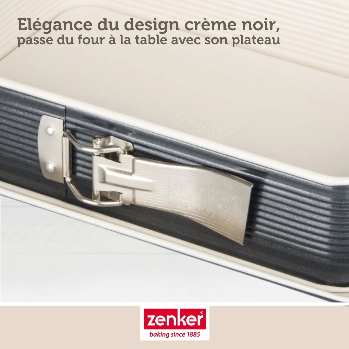 Moule à manqué à charnière Zenker Crème noir 27 cm