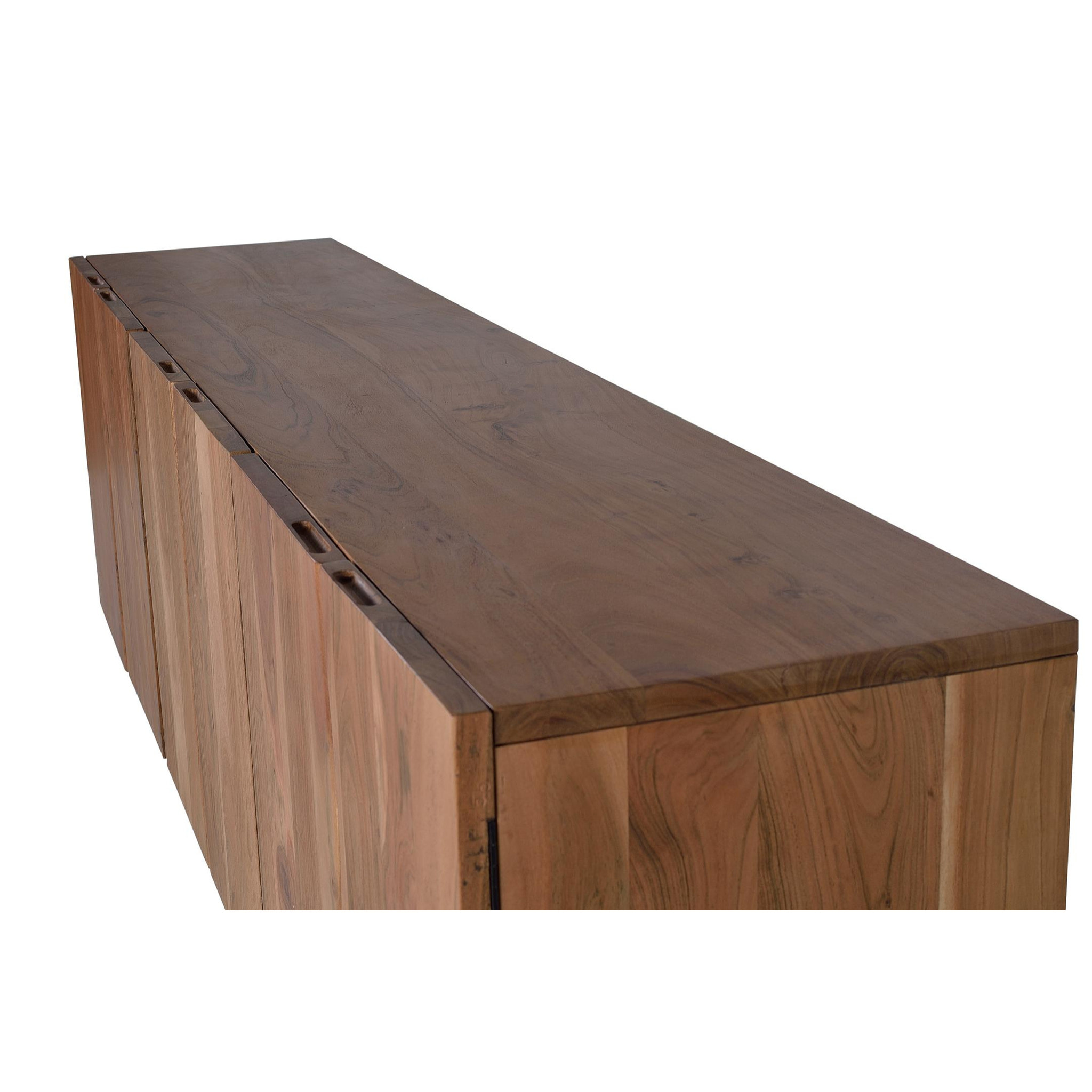 Aparador de Madera de Acacia Estilo Rústico Moderno