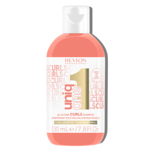 UniqOne Curls - Shampooing 10 Bienfaits en 1 pour Cheveux Bouclés 230 ml