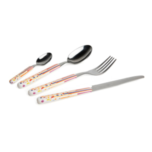 Service 24 couverts Excelsa – Dripping, Acier Multicolore