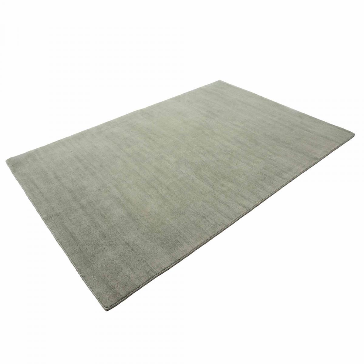 Tapis artisanal doux et soyeux tufté main en viscose