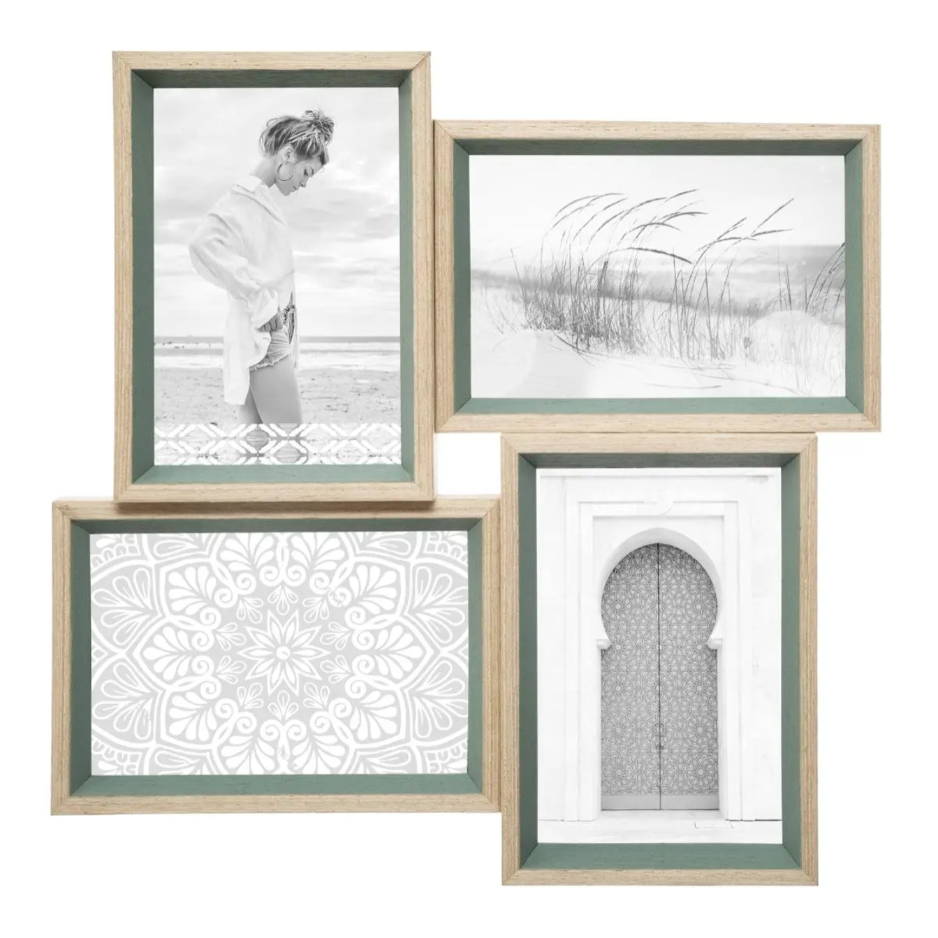 Pêle-mêle "Moly" bois 4 photos