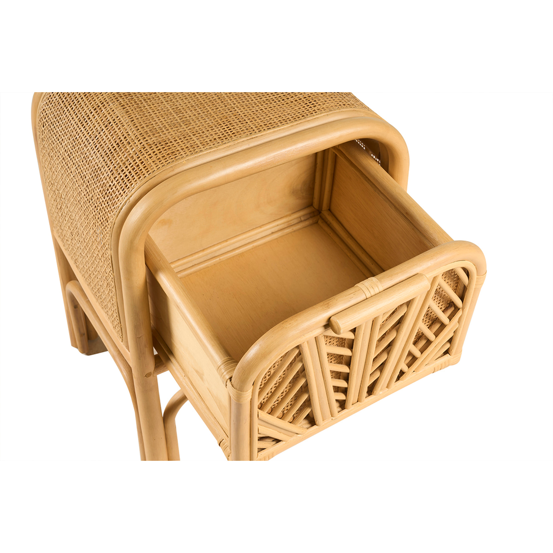 Table de chevet en rotin GALON