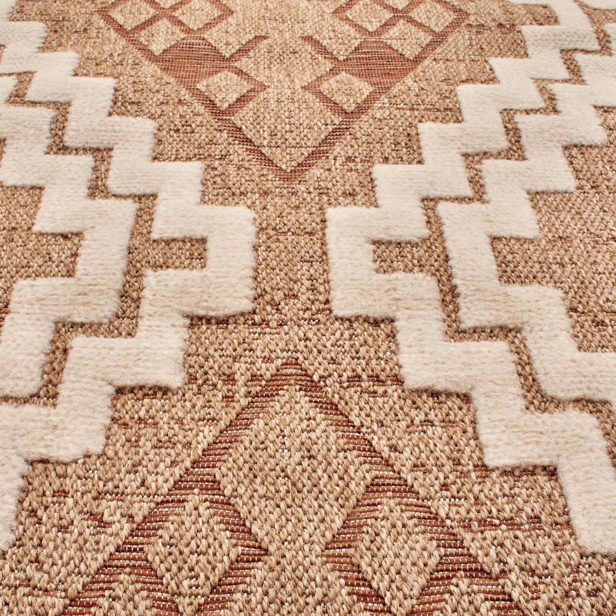 Tapis extérieur tissé kilim rectangle BUTA