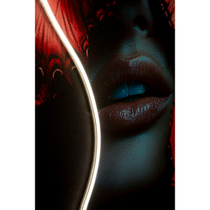 STAMPA C/LED SU TELA BUTTERFLIES CM 60X3,5X90 (APPLICAZIONE 3D ACRILICO)