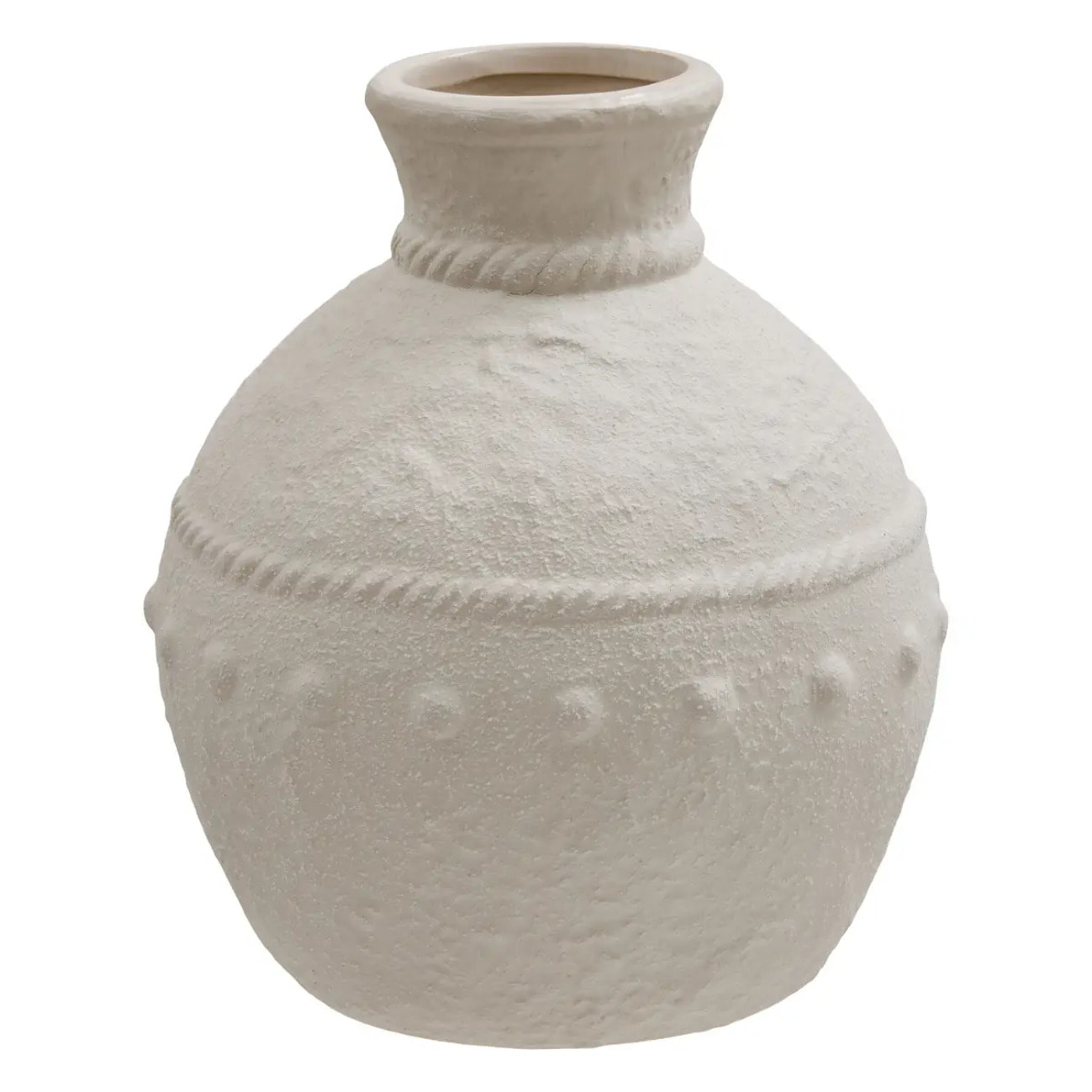 Vase Lewis H.20,5cm blanc