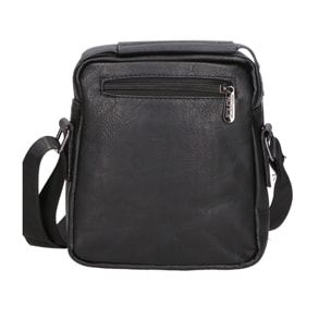 Borsa a tracolla da Uomo in Ecopelle Prodotto Vegano 18x20x5 cm