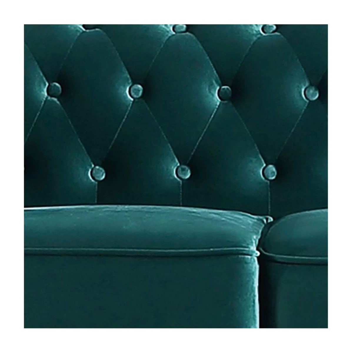 Sofá Chester 3 plazas tejido Velvet verde