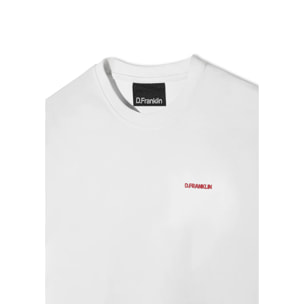 Camiseta Unisex Best Pizza Blanca / Vino D.Franklin