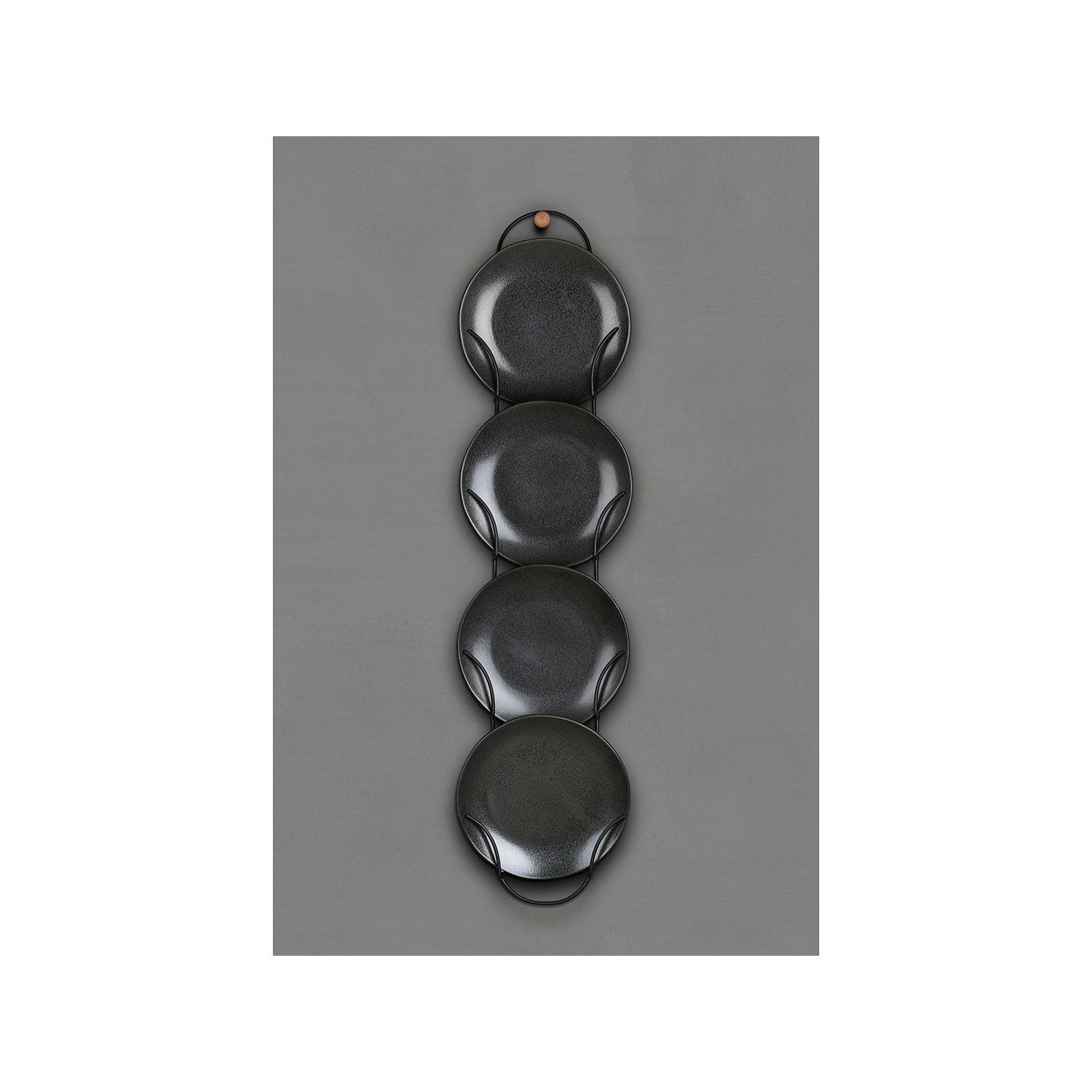 Support Noir Métal H110
