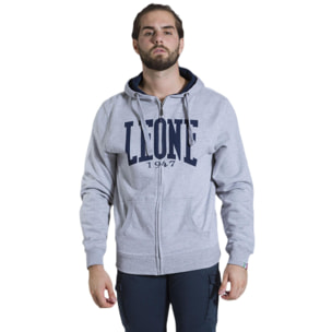 Sudadera con capucha y cremallera de invierno para hombre Leone Basic