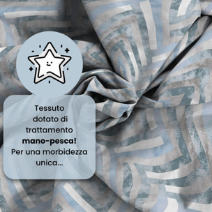 COMPLETO LETTO PIAZZA E MEZZA KARMA - 100% Microfibra