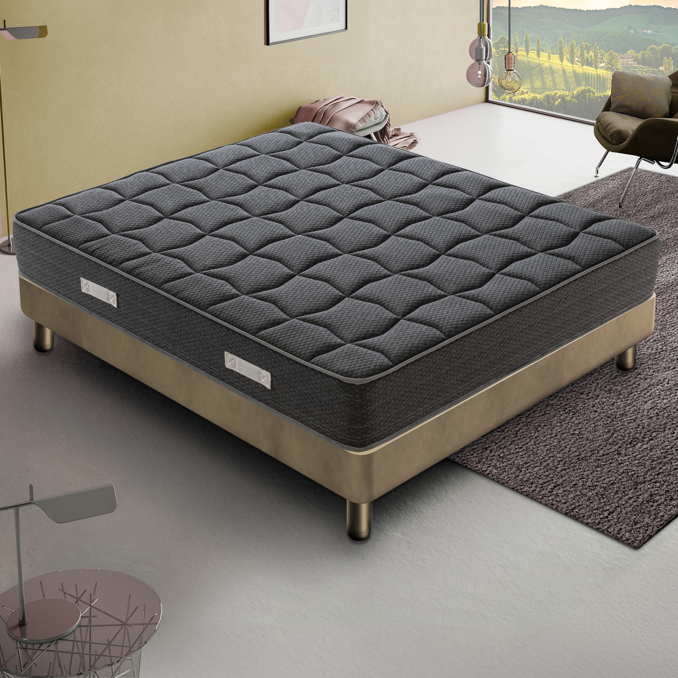 Materasso 180x200 Memory Foam - Altezza 30 cm - Ortopedico - Rigidità H4