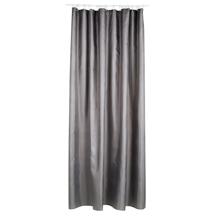 Rideau de douche 180x200cm Gris Colorama