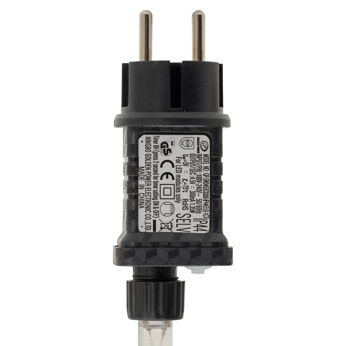Lot de 2 guirlandes lumineuses d'extérieur 10 m 750 LED multicolore et blanc chaud fil cuivre sur secteur