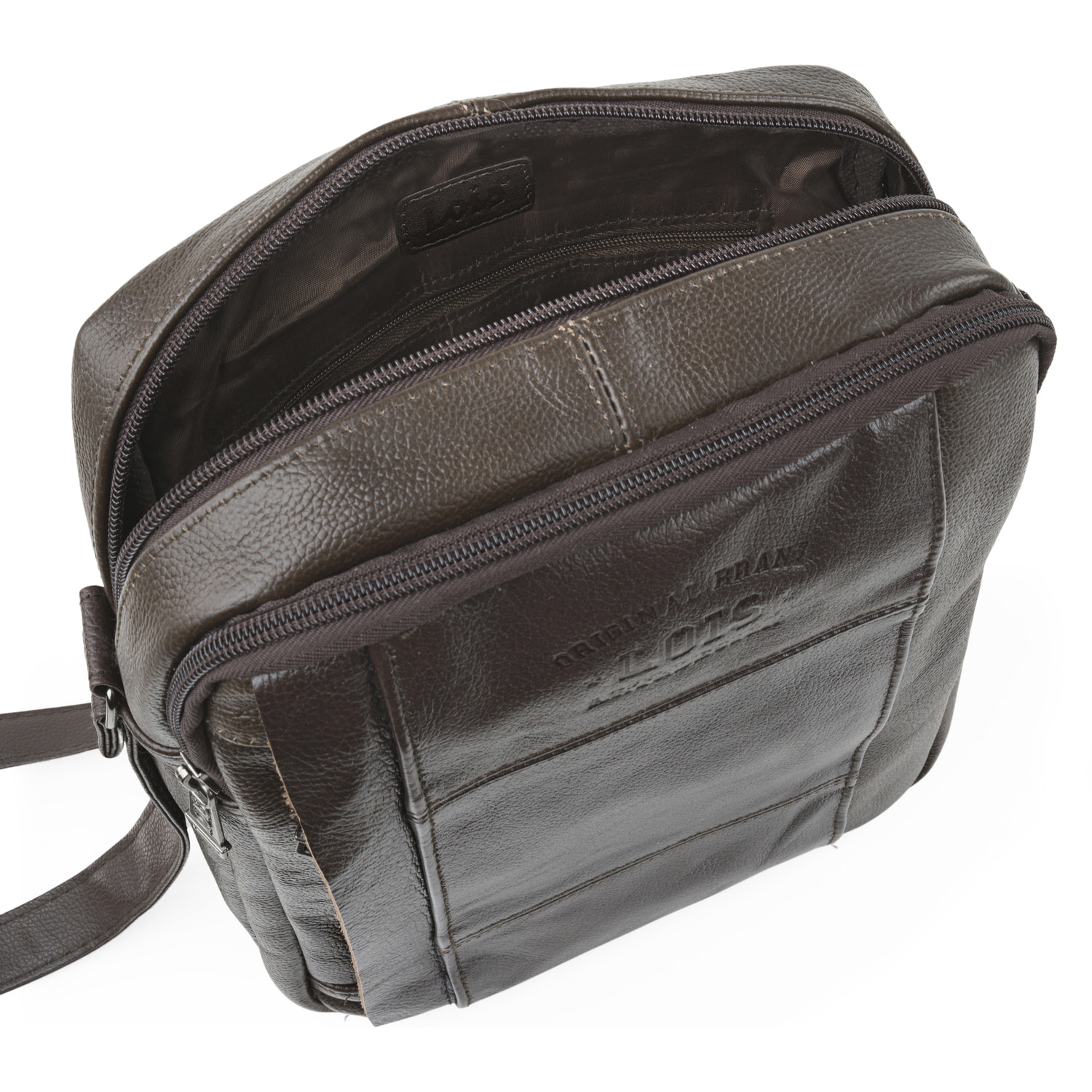 Bandolera Hombre Piel/Pu Lois Steens Marron