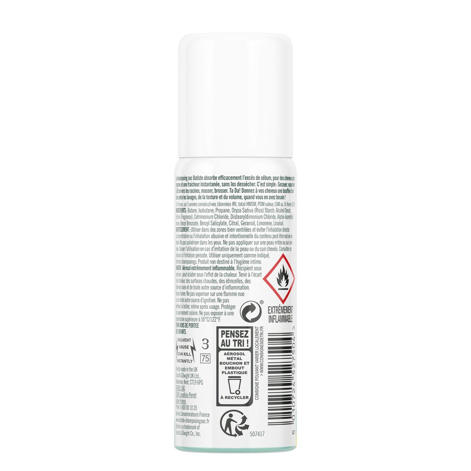 Shampooing Sec - Parfum Original 50 ml
