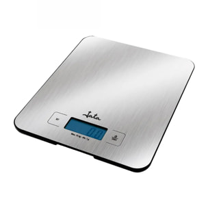 Báscula de cocina JATA 719 HASTA 15 Kg. De acero inoxidable. Alta precisión. Con visor LCD