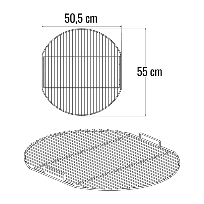 Grille simple 55 cm