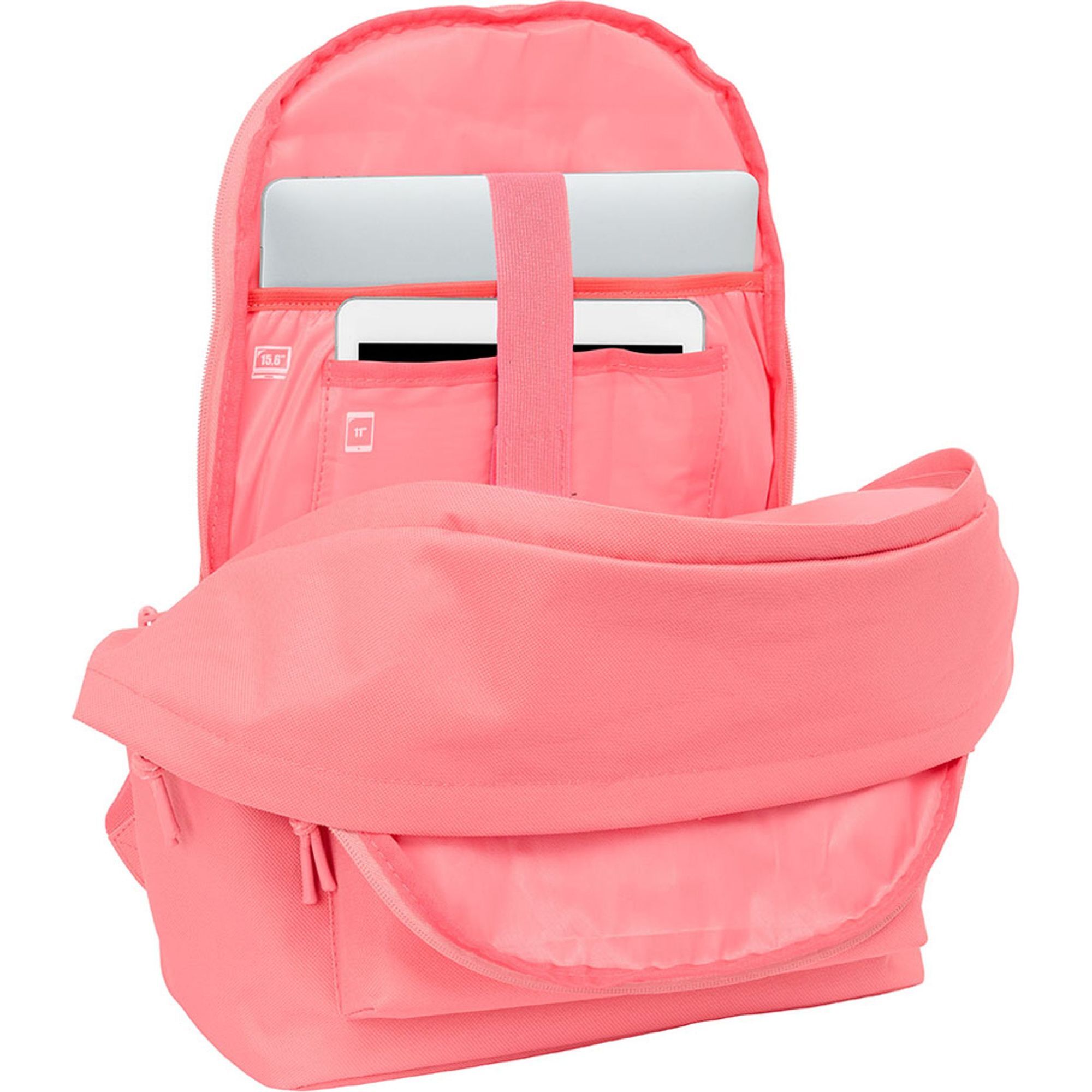 Mochila doble para portatil 15,6"+usb f.c.barcelona chica coral