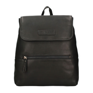 Zaino  da uomo In Vera pelle Made in Italy 27x30x12 cm