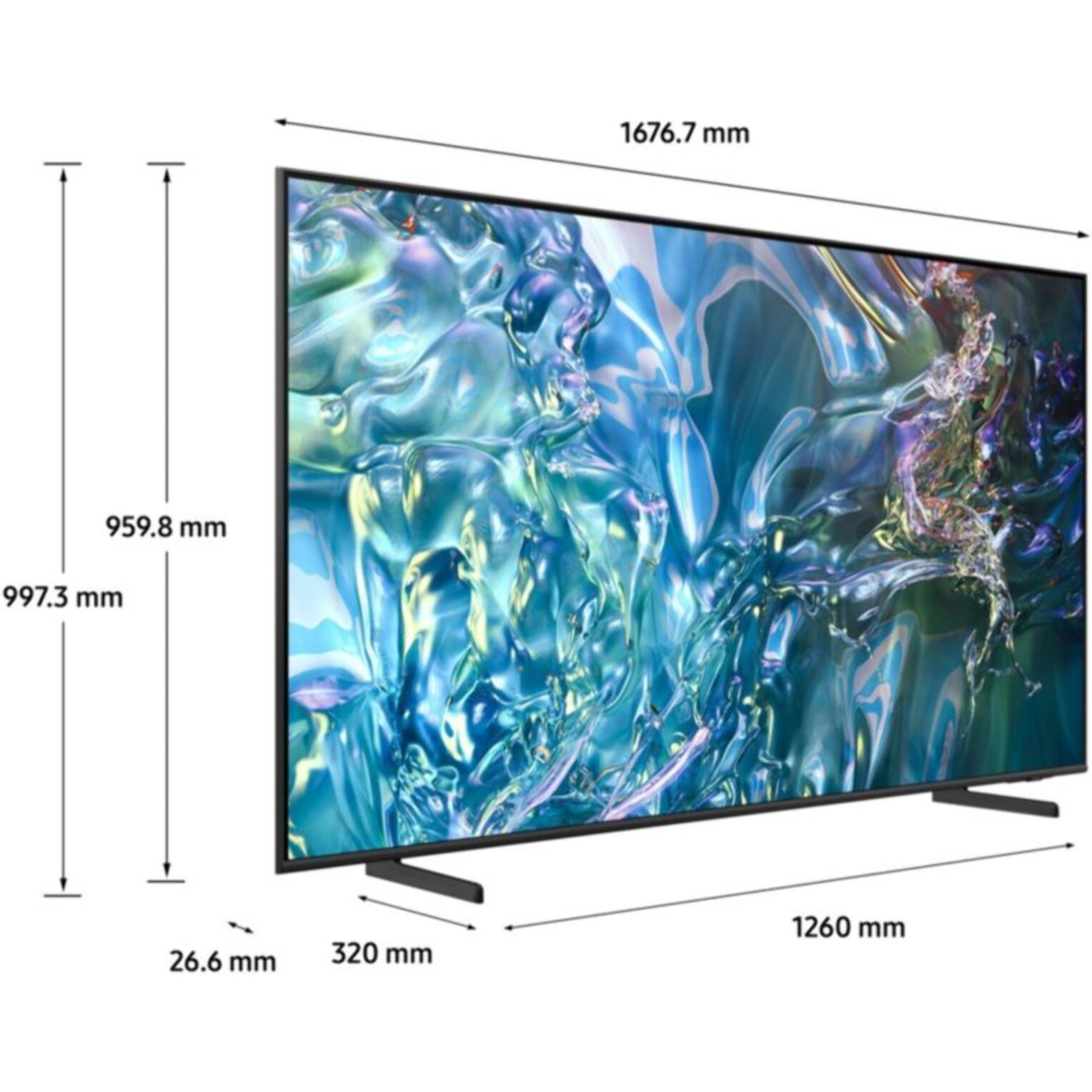 TV QLED SAMSUNG TQ75Q60D 2024