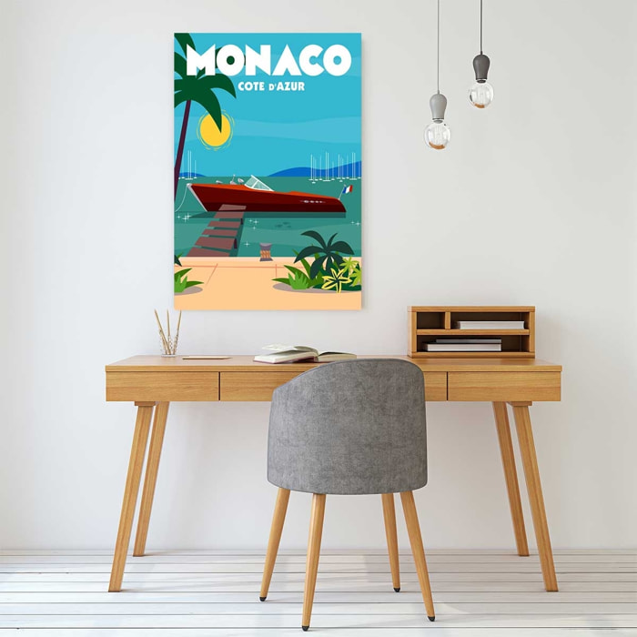 Tableau  monaco dream Tableau verre acrylique