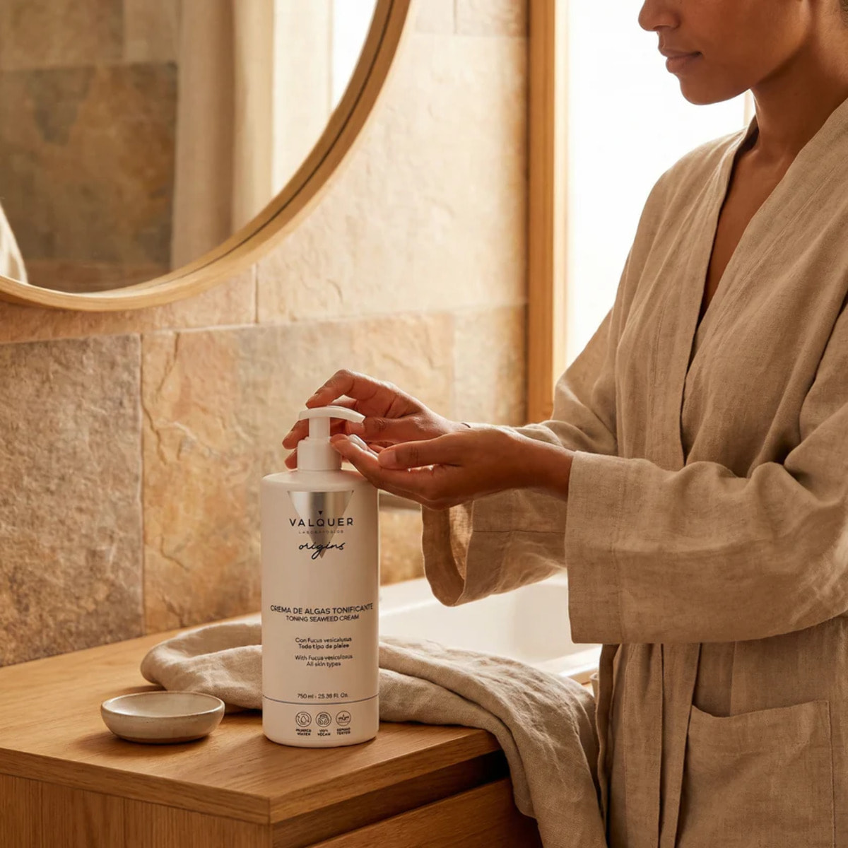 Valquer Crema corporal de alga anticelulítica- 1000 ml