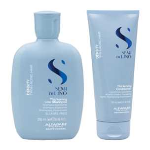 ALFAPARF MILANO kit Semi Di Lino Thickening Low Shampoo 250ml + Conditioner 200ml