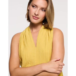 Blusa Tirantes Mostaza - Samira