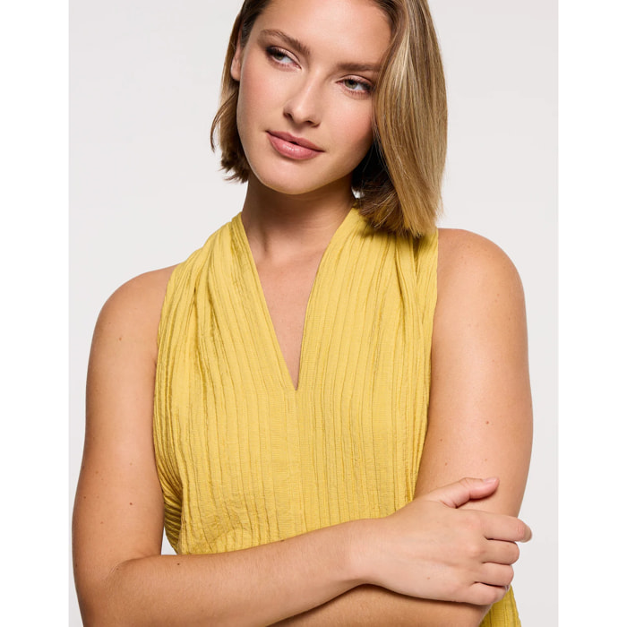 Blusa Tirantes Mostaza - Samira