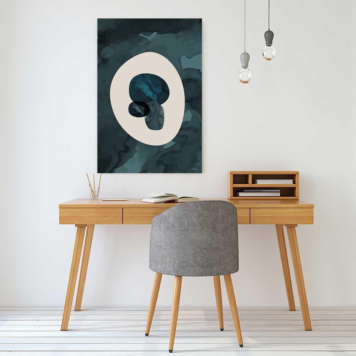 Tableau pierre labradorite Tableau alu Dibond