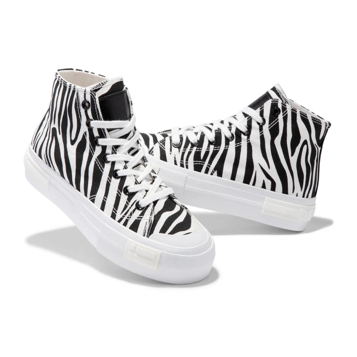 Zapatillas Altas Mujer One Way High Zebra Edition D.Franklin