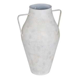 Vase Glady en Acier 37,5x33,5x58,5 cm Gris