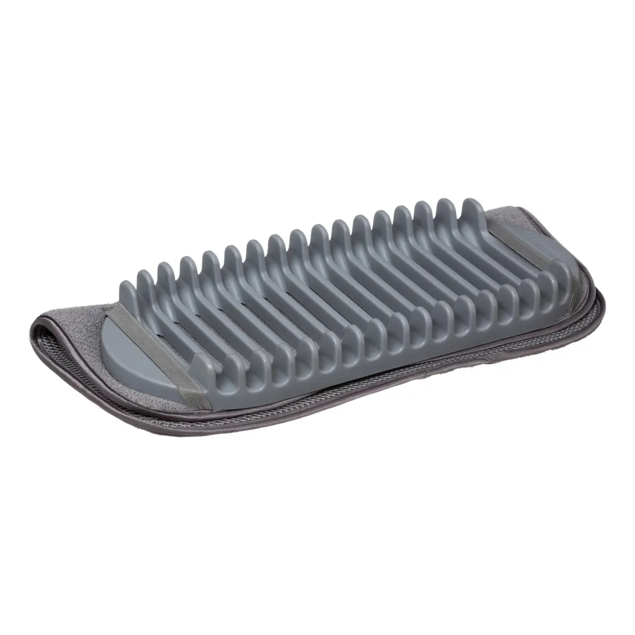 Egouttoir à vaisselle tapis 16 couverts gris