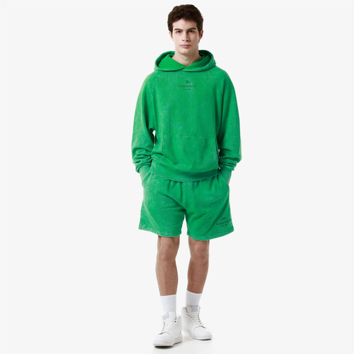 Kappa - Pantaloni Corti Uomo Verde - Authentic Premium Lou