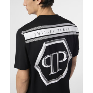 PHILIPP PLEIN Round Neck T-Shirt Stars Studs