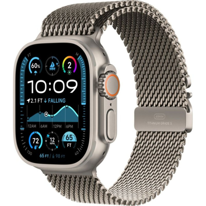 Montre connectée APPLE WATCH Ultra 2 49mm Naturel / Milanais Loop S C