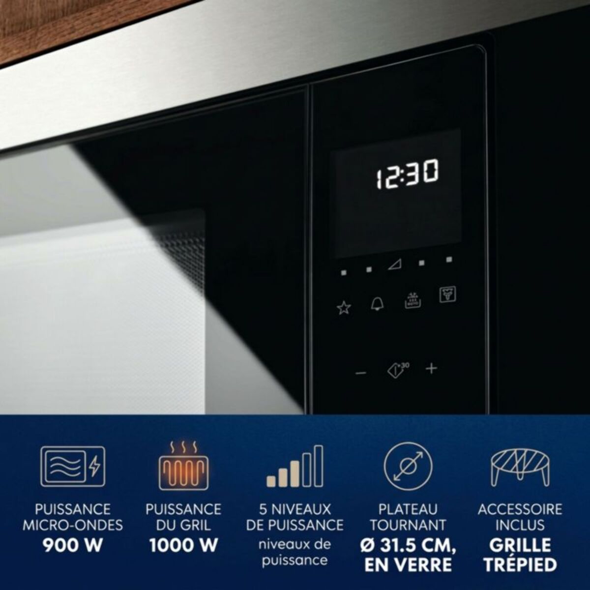 Micro ondes grill encastrable ELECTROLUX LMS4253TBX