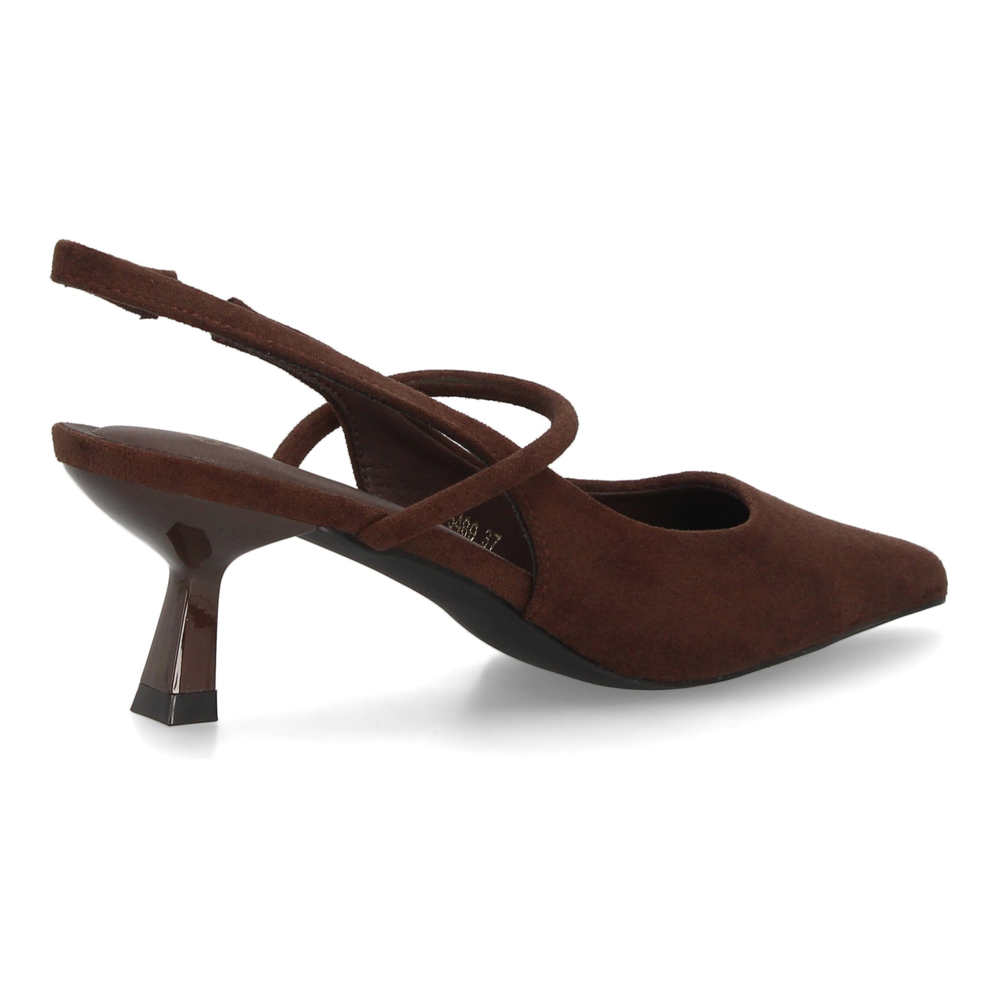 Zapato salón destalonado con tiras