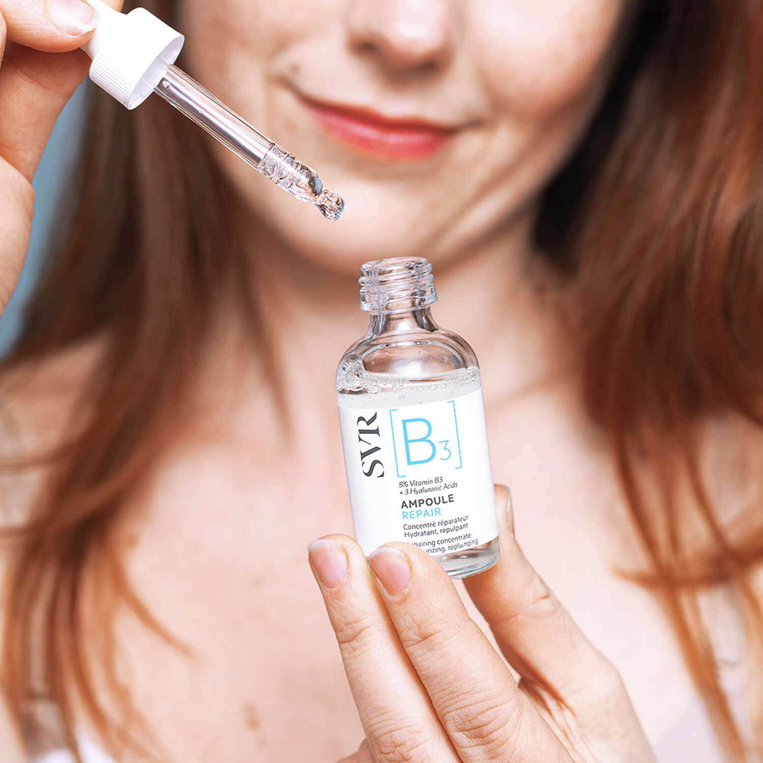 [B3] Ampoule Hydra - Concentré Réparateur - Repulpant, Anti-Rides 30 ml