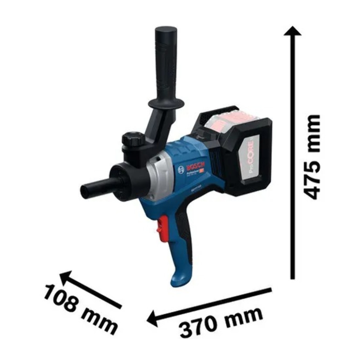 Agitateur GRW 18V-120 Professional - Solo sans batterie ni chargeur - BOSCH - 06011C2000