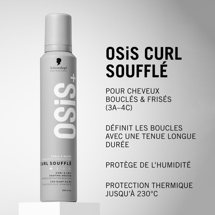 Osis+ - Curl Soufflé Mousse Définition Boucles 200ml